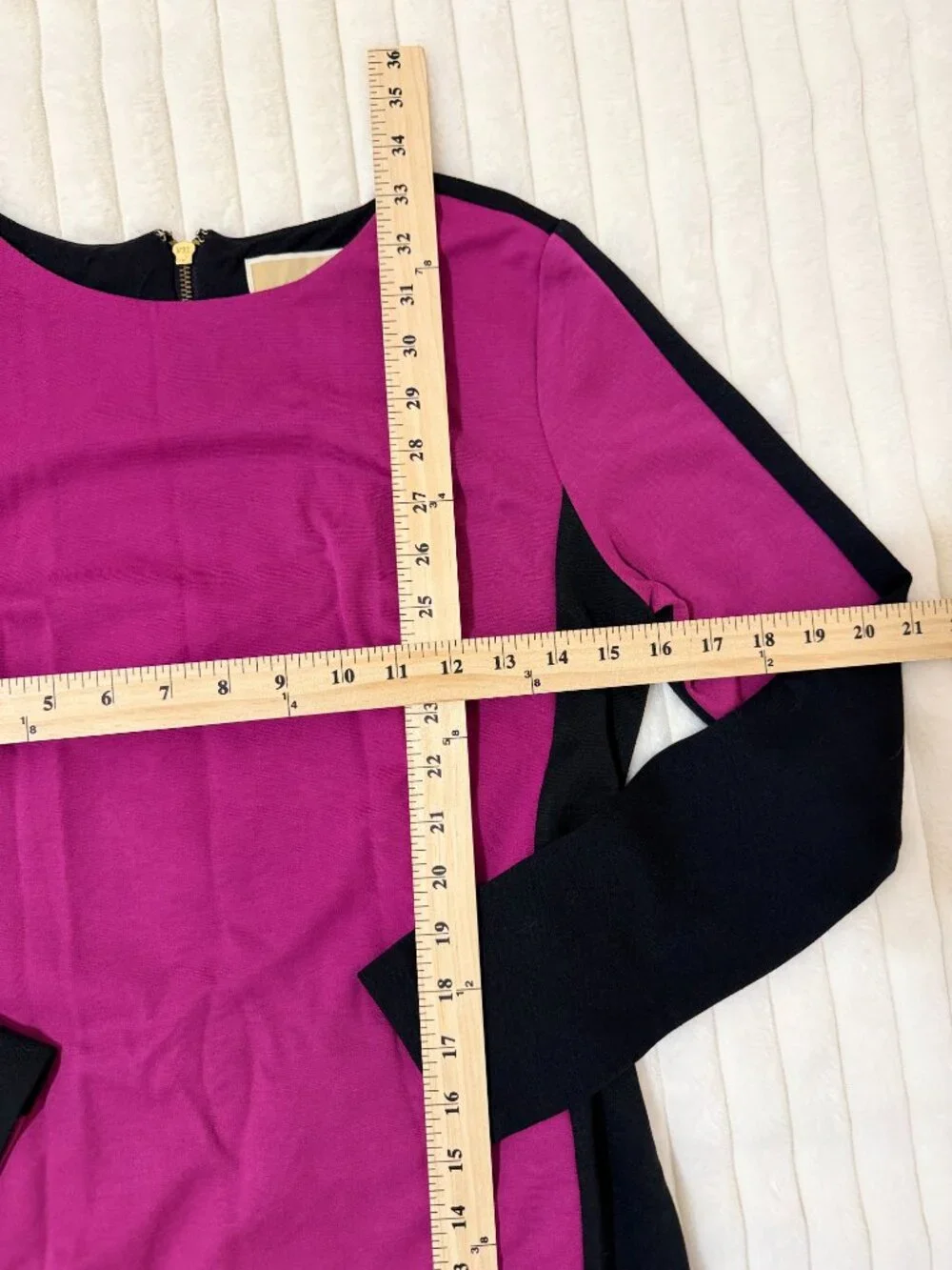 Michael Kors Pink Black Colorblock Sheath Dress Size 6